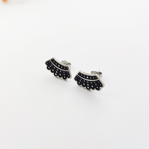 RBG Dissent Collar Stud Pendientes De Joyeria De Moda Pendientes Joyería Mujer Colorido Esmalte Joyería - Product Image 3