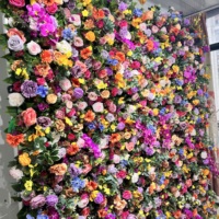 SPR Nouvelle Murale Florale Décorative Enroulable, Grande Murale Florale Géante en Tissu de Soie Artificielle pour Mariage et Fête