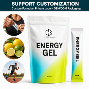 Gel Énergétique Antioxydant Sans Sucre Personnalisé Vitamines Acides Aminés Magnésium Fer Certifié USDA COA Végétalien Sans OGM Échantillonnage Rapide Un - Product Image 1