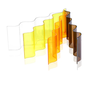 Solid polycarbonate sheet corrugated polycarbonate plastic roof sheet