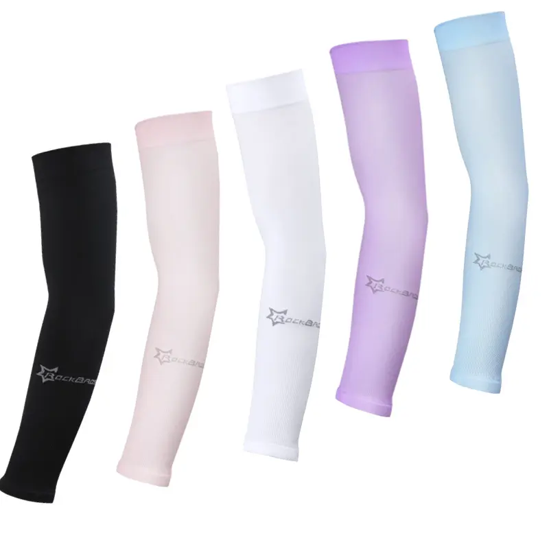 Rockbros Fashion Cool Arm Sleeve Sun UV Protection Cycling Arm Sleeves Breathable Anti-UV Sleevelet Custom Sports Sleeve