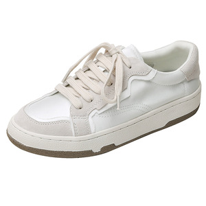 2026 Spring/Summer Collection Casual Sneakers for Women - White Sneakers with College Style and <b>Training</b> Theme - Product Image 2