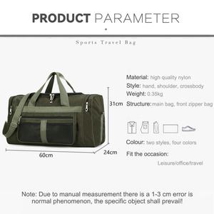 Bolsas Oxford para separación de ropa seca y húmeda, bolsas de gimnasio portátiles de gran capacidad, cremalleras laterales multifuncionales resistentes al desgaste para viajes y natación - Product Image 5