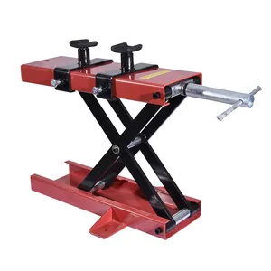 Trung Tâm Xe Máy 1100 LB Scissor Lift Jack Hoist Đứng Xe Đạp ATVs Scooter Crank Đứng