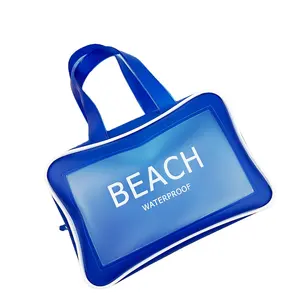 best price 100% biodegradable PVC travel pouch EVA Tote bags Waterproof Beach Bag for pack beach tools/swimwear