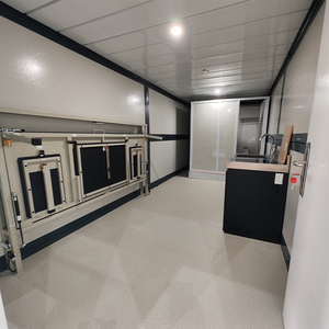 Directo de fábrica, casa de contenedores plegable de 20 pies, estructura de acero prefabricada lista para la escuela, Hotel, uso al aire libre, Panel sándwich - Product Image 5