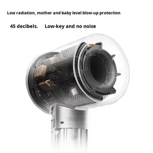 <span class=keywords><strong>แนะนำ</strong></span>เป็นอย่างยิ่ง เครื่องเป่าผมไร้ใบพัด ฮัวเฉียงเป่ย ไอออนลบ 110000 รอบต่อนาที 1600 วัตต์ ไม่ทำลายเส้น<span class=keywords><strong>ผม</strong></span> เซ็นเซอร์อัจฉริยะ ดีซี - Product Image 3