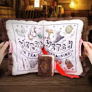 Peluche personnalisée Livre de Monstres Magique, Coussin en Peluche Livre de Sortilèges, Jouet Cadeau Inspiré de HP - Product Image 2