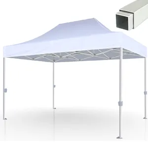 Tente publicitaire 1015 personnalisée avec cadre en aluminium, auvent de canopée de gazebo de camping en plein air populaire pliable pour événements