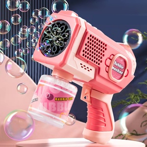 Juguete de burbujas de 8 agujeros, lámpara de niña, máquina automática de burbujas, pistola de burbujas que sopla - Product Image 6