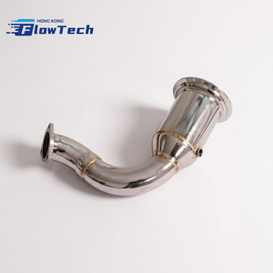 Tuyau d'échappement en acier inoxydable 304 de haute qualité pour Porsche Cayenne E3 9YA 3.0T V6, haut débit, montage direct, Euro 5, 200 cellules - Product Image 3