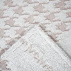 Manta polar suave con estampado de pata de gallo exquisita catiónica de Jacquard 3D para el hogar, manta personalizada gruesa y cálida suave y acogedora - Product Image 6