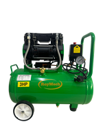 Oferta Caliente: Compresor de Aire Industrial Portátil Sin Aceite, Silencioso, con Motor de Pistón, Bomba, Componentes de Cojinetes y Tanque de 3HP-30L