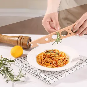 Puselife rắn gỗ Herb vũ nữ Thoát y lò đẩy và kéo công cụ bằng gỗ tiện ích nhà bếp bằng gỗ Pasta công cụ đo lường