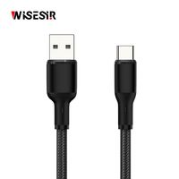 WISESIR Doppel-Port 3A USB Typ-C USB 3.0 PD Schnellladekabel für OPPO IOS Android Telefone & Kameras