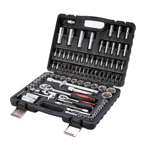 94 <span class=keywords><strong>piezas</strong></span> de cromo vanadio hembra 1/2 "1/4" profesional coche herramientas de reparación de kit de herramienta de mano - Product Image 3