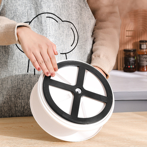 Tarro de condimentos doméstico de ABS para sal y glutamato monosódico, caja giratoria multi-compartimentos de un solo cuerpo - Product Image 4