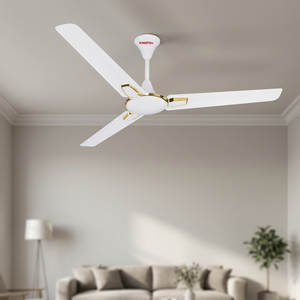 Ventilateurs de plafond électriques pliables en métal KIMATSU au design optimal, portée de 1200 mm, 5 pales, commande mécanique, ventilateur de refroidissement d'air pour hôtel - Product Image 3