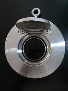 Vanne de retenue à <span class=keywords><strong>disque</strong></span> unique en acier inoxydable 304 316, diamètre DN40-DN300, horizontale/verticale, vanne de retenue à levage fin à plaque unique - Product Image 5