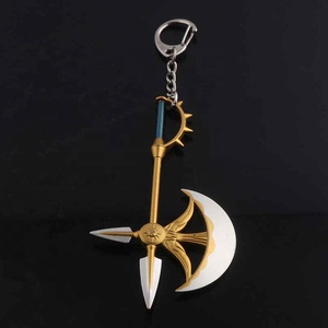 พวงกุญแจ escanor rhitta จากอะนิเมะ The Seven บาปที่น่ากลัวพวงกุญแจ <span class=keywords><strong>nanatsu</strong></span> <span class=keywords><strong>NO</strong></span> <span class=keywords><strong>Taizai</strong></span> ขวานที่เปิดขวดพวงกุญแจจี้ escanor สำหรับผู้ชายของขวัญ - Product Image 3