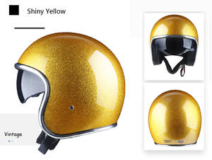 Nouveau casque de moto unisexe homologué DOT, demi-casque ouvert avec matériau ABS, haute sécurité pour toutes les saisons - Product Image 4