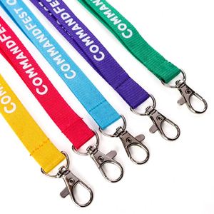 Wholesale Embossing/Silk Screen Printed Solid Color Neck Custom Logo ID Card Holder <b>Lanyards</b> Low Minimum Order <b>Polyester</b> Free - Product Image 3