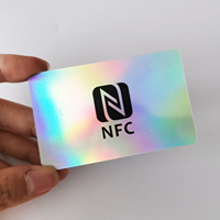 Carte NFC à toucher pour les propriétaires de petites entreprises locales : Lien de promotion pour le partage sur les réseaux sociaux et l'engagement client réutilisable