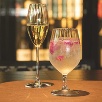 Luminarc Serena Line Verres coupés côtelés 200-550ML Verres à vin rouge à longue tige transparents pour la fête de mariage