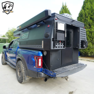 Huntoo Leichtgewichtiger RV Pop-up Truck Camper zum Einschieben für <span class=keywords><strong>Gladiator</strong></span> Ranger Tundra - Product Image 3