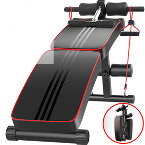 Cw wtb001 đa sử dụng có thể điều chỉnh ngồi lên băng ghế dự bị AB từ chối ABS Trọng lượng băng ghế dự bị tập luyện tại nhà với sức đề kháng ban nhạc - Product Image 3