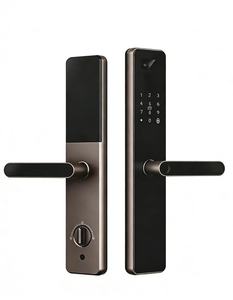 Serrure de <span class=keywords><strong>porte</strong></span> intelligente S320 avec déverrouillage par reconnaissance faciale 3D et empreinte digitale, réseau IP pour la protection de la sécurité domestique sur <span class=keywords><strong>porte</strong></span> en bois - Product Image 2