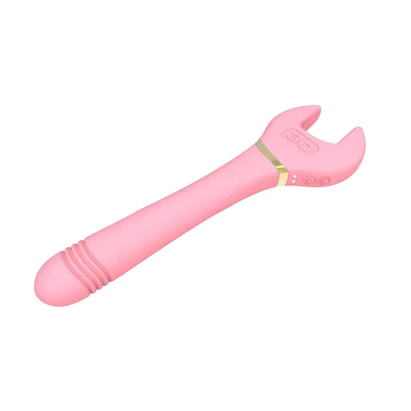 Hochwertiger Simulations-30-Wrench-Vibrator, automatischer Teleskop-Dildo,  AV-Stick-Massagegerät, weiblicher Masturbator, Wrench-Sexspielzeug