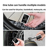 Pompe à vélo électrique portable avec écran intelligent, gonfleur de vélo haute pression, compresseur d'air universel pour vélo de route et VTT