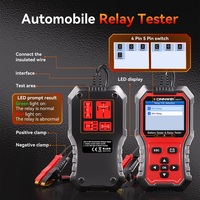 Testeur de relais automobile 12V 24V 4 broches 5 broches, testeur de relais numérique, outil de diagnostic de relais + testeur de batterie