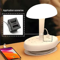 Prise de charge USB double couche avec connecteur femelle de type C et prise de charge USB femelle pour lampe avec câble