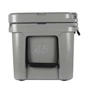 Glacière portable rotomoulée 45L étanche avec panneau solaire et chaise intégrée, idéale pour la pêche, la marine, la plage et le <span class=keywords><strong>camping</strong></span>, avec bouchon de <span class=keywords><strong>vidange</strong></span> - Product Image 3
