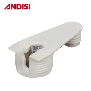 Plastic zinc alloy cabinet joint connector screw brackets rafix joint connector