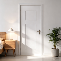 Portes de salle de bain en bois massif, finies, insonorisées, portes extérieures pour hôtel, appartement, usage rural