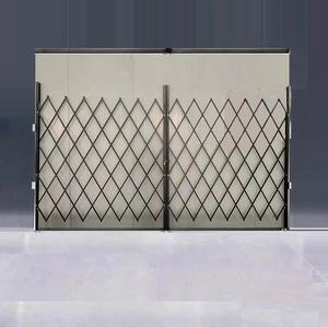 Clôture <span class=keywords><strong>de</strong></span> jardin rétractable à <span class=keywords><strong>grille</strong></span> diamantée Porte <span class=keywords><strong>de</strong></span> <span class=keywords><strong>sécurité</strong></span> Clôture extérieure Revêtement électrique Harmonica Porte en fer Porte <span class=keywords><strong>de</strong></span> <span class=keywords><strong>magasin</strong></span> rétractable - Product Image 5