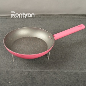 Sartén Profesional Antiadherente de Aluminio con Revestimiento Antiadherente, Mango de Silicona, Apta para Lavavajillas y <span class=keywords><strong>Horno</strong></span>, Juego de Ollas Personalizables - Product Image 2