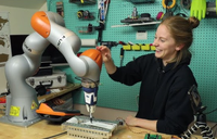 KUKA 7 Axes Collaboratif Robotique Iiwa7 3C Assemblage de Composants Électroniques Manipulateur de Collage de Surface