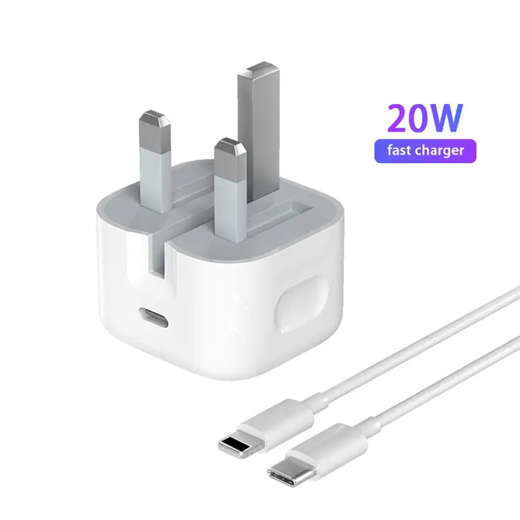 20W PD 3.0 Fast Charger For Apple iPhone 13 12 11 Pro Max Mini X XS XR AirPods iPad USB C Adapter Type C Phone Charging Cable