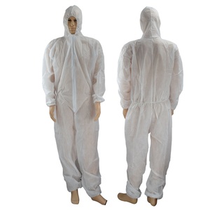 Les vêtements d'isolation blancs empêchent l'amiante <span class=keywords><strong>Tubeless</strong></span> Type 5/6 combinaison jetable bon marché de protection - Product Image 1