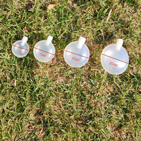 Accessoires de remplacement en plastique pour jouets à couinement, petits et ronds, transparents, pour peluches, avec fonction de couinement et de production de bruit