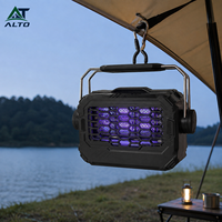 Lampe anti-moustiques UV LED 395nm, piège à insectes électrique, grille haute tension, lanterne tactique de camping, étanche pour le tourisme