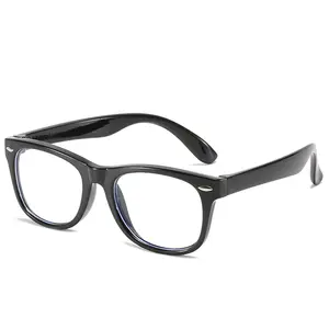 2024 fashion kids eyeglasses plastic frame optical fashion eyewear blue light filter glasses for children