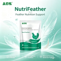 NutriFeather LIANGYU Prémélange Alimentaire Anti-Pica pour Poulets, Canards, Oies – Renforce l'Immunité, Stimule la Repousse des Plumes