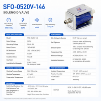 Válvula Solenoide Neumática de Plástico de 2/2 Vías, 5v 6v 12v 24v DC, Personalizada OEM ODM