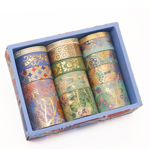 Ruban Washi à motif floral japonais, largeur 15 mm, longueur 2 m, pour la décoration de journaux et les fournitures artisanales - Product Image 4