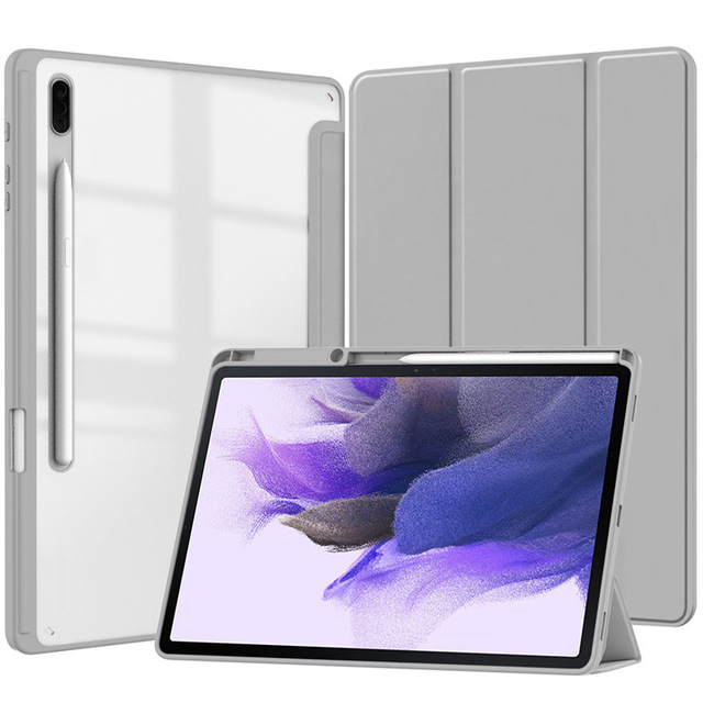 Hot Selling Tablet Protective Cover with Pencil Holder Case for Samsung S10 Plus Leather Fabulous Tablet Protective Cases